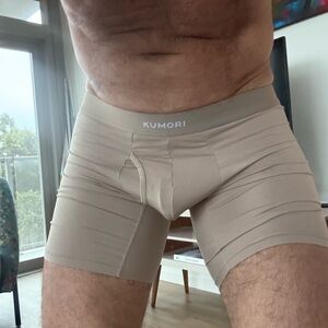 Men's Beige Boxer Briefs size M